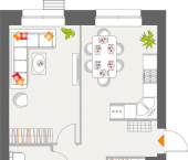 3-комн, 75.6 кв м, этаж 5/10 Высокогорский муниципальный район