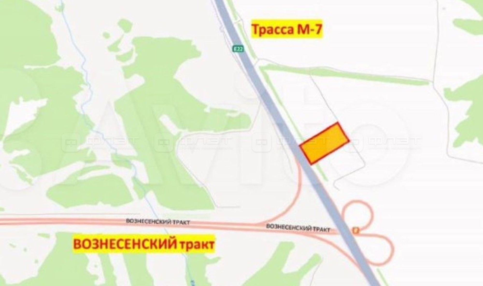 Купить землю, земельный участок за 129 000 000 рублей на М-7 Волга, 827-й километр, дом 5