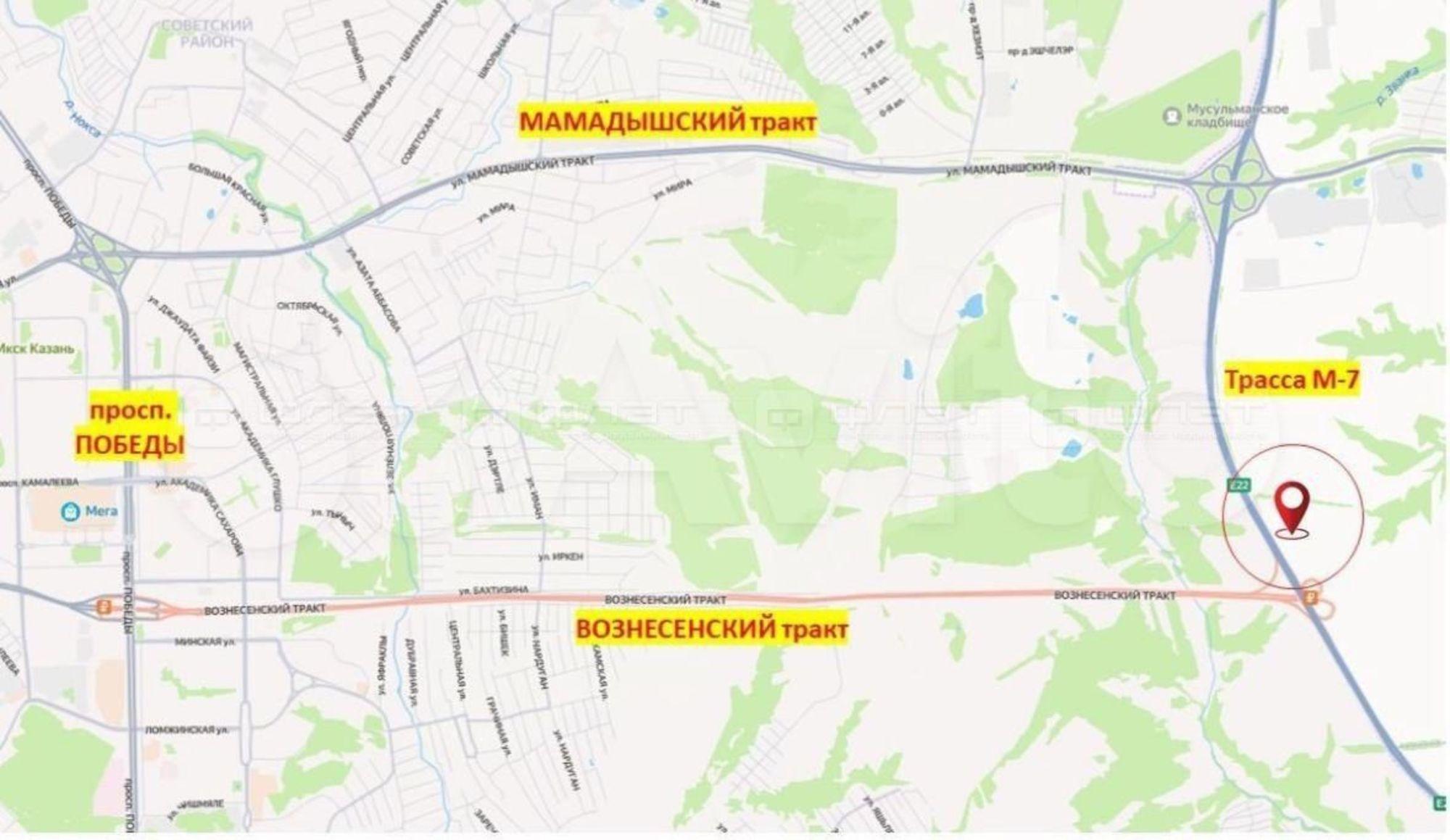 Купить землю, земельный участок за 129 000 000 рублей на М-7 Волга, 827-й километр, дом 5