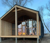 коттедж 63 кв м ул. Речная (Мёшинские усадьбы тер. ДПК), дом 22