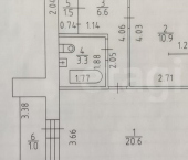 1-комн, 43кв м, этаж 9/10 улица Побежимова, 57А