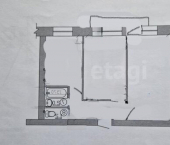 2-комн, 46кв м, этаж 6/9 улица Карбышева, 17