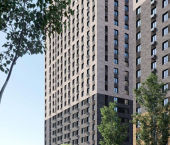 1-комн, 36 кв м, этаж 11/25 улица Братьев Батталовых, 20А к2