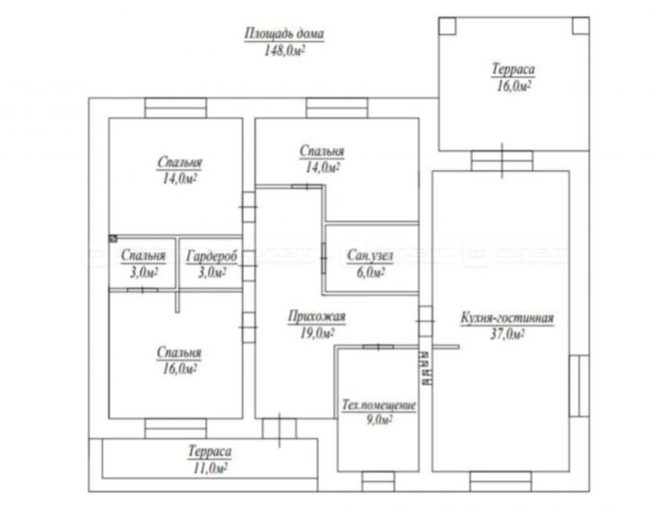Коттедж/дом ул. Осенняя, дом 4