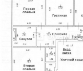 3-комн, 110кв м, этаж 4/5 Катановский переулок, 4