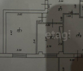 2-комн, 54кв м, этаж 6/14 ул Базарная, 7а