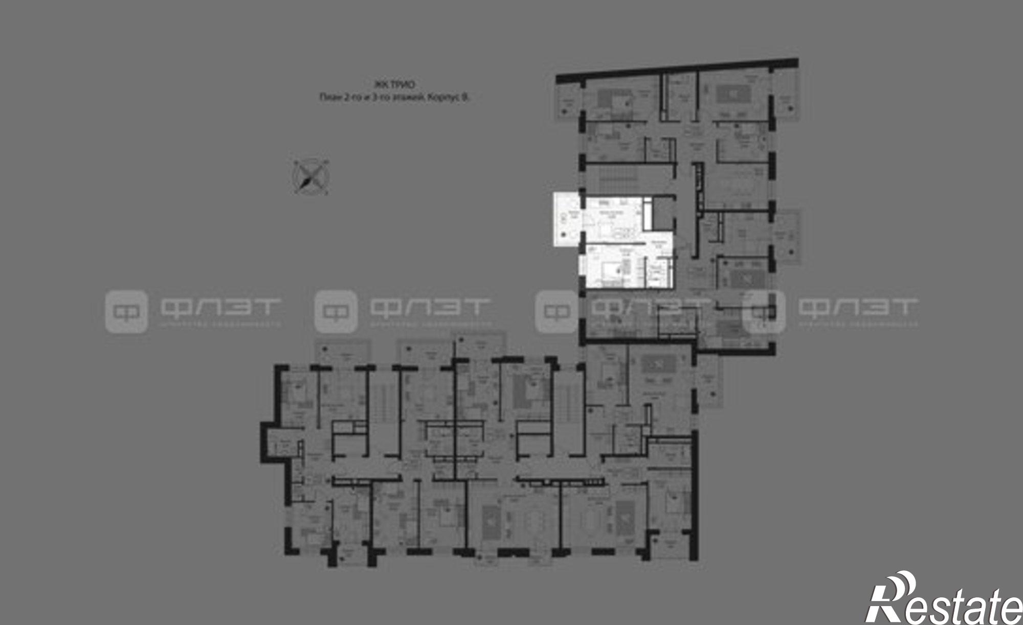 Купить квартиру за 22 663 900 рублей на Республика Татарстан (Татарстан), Казань, Московская улица