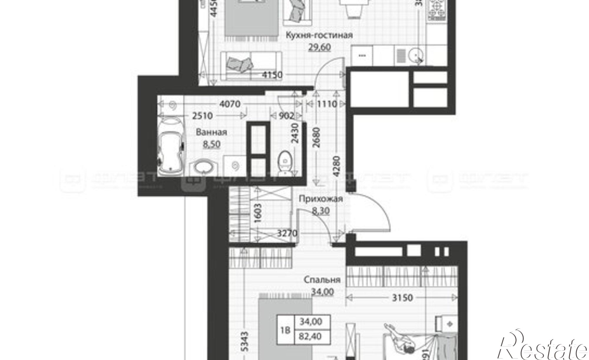 Купить квартиру за 32 012 400 рублей на Республика Татарстан (Татарстан), Казань, Московская улица
