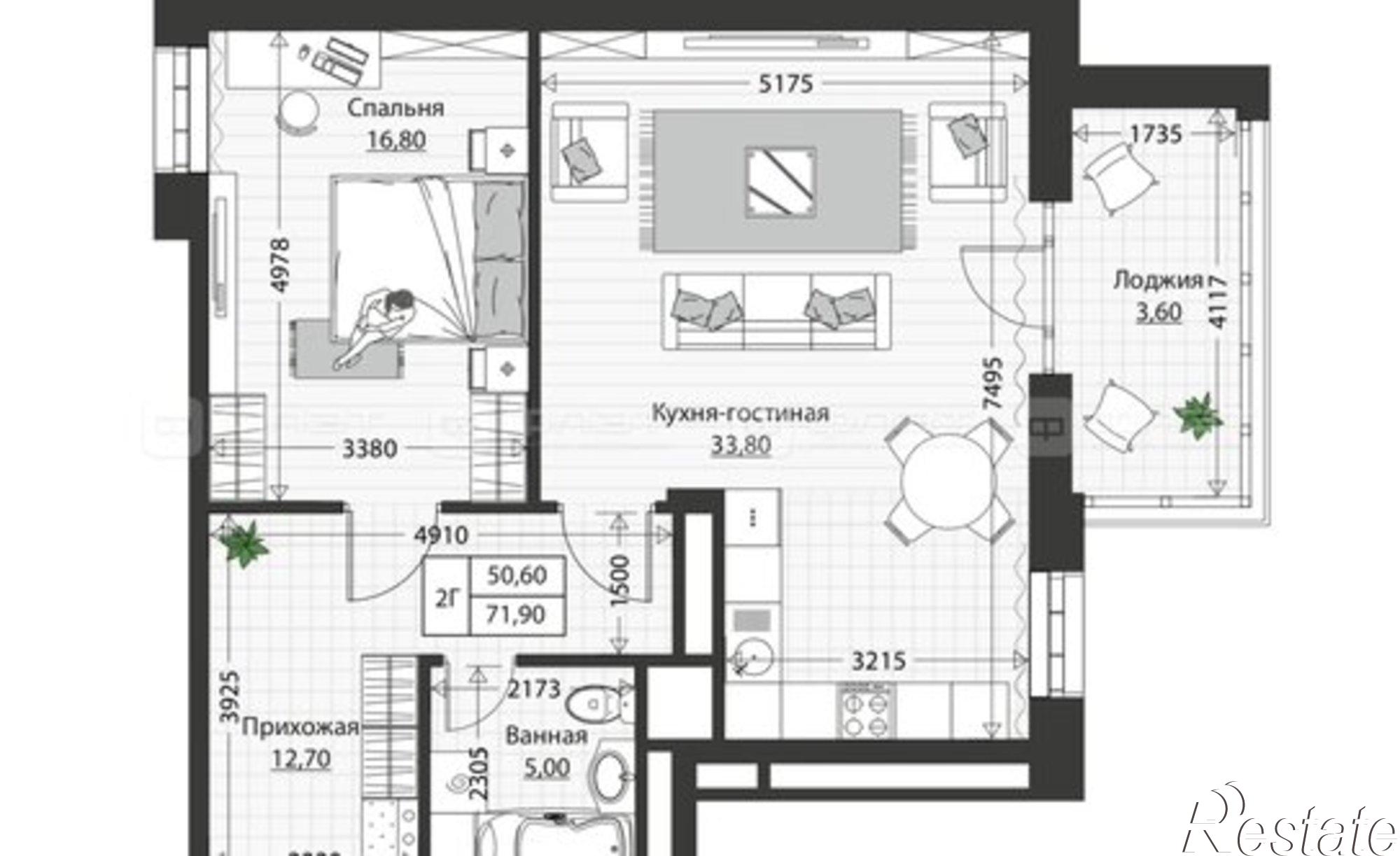 Купить квартиру за 30 648 700 рублей на Республика Татарстан (Татарстан), Казань, Московская улица