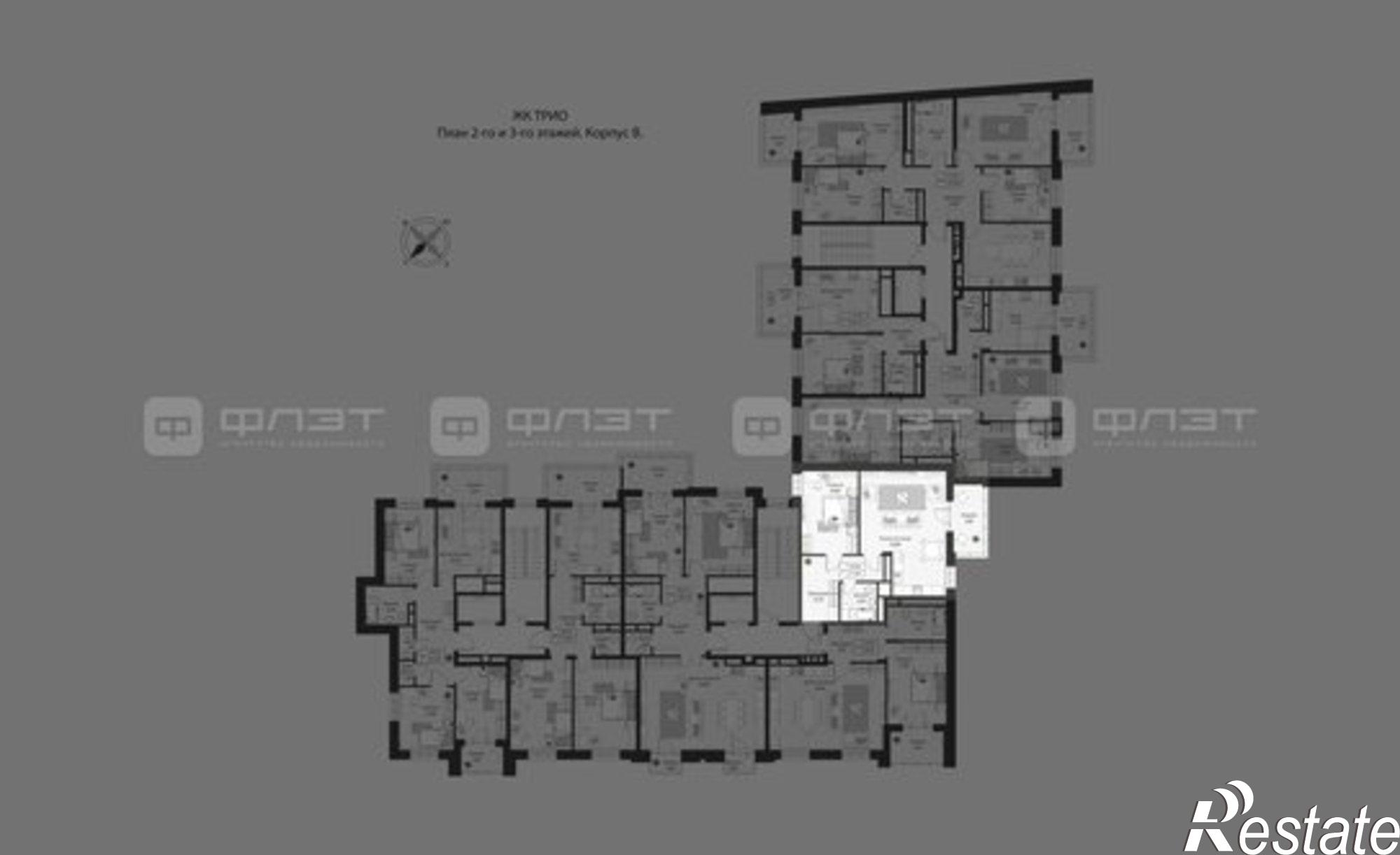 Купить квартиру за 30 648 700 рублей на Республика Татарстан (Татарстан), Казань, Московская улица