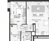 2-комн, 72 кв м, этаж 2/4 Республика Татарстан (Татарстан), Казань, Московская улица