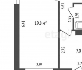 1-комн, 36кв м, этаж 10/10 б-р Домостроителей, 1