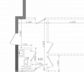 2-комн, 61 кв м, этаж 6/14 ул Бухарская, 5