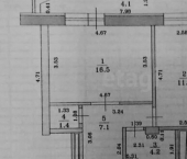 1-комн, 40кв м, этаж 12/22 ул Баки Урманче, 8