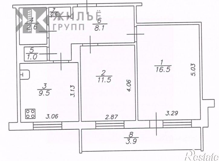 2-комн квартира Казань городской округ, Казань