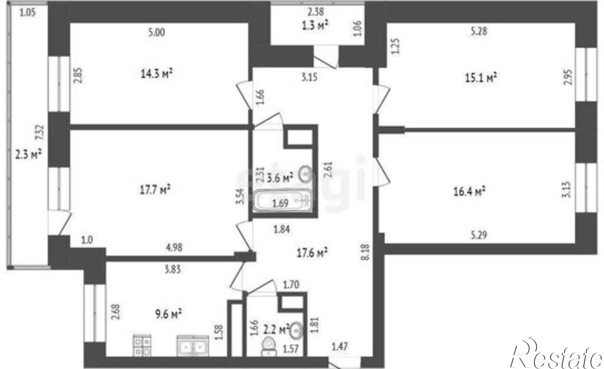 Купить квартиру за 10 000 000 рублей на улица Шевченко, 170