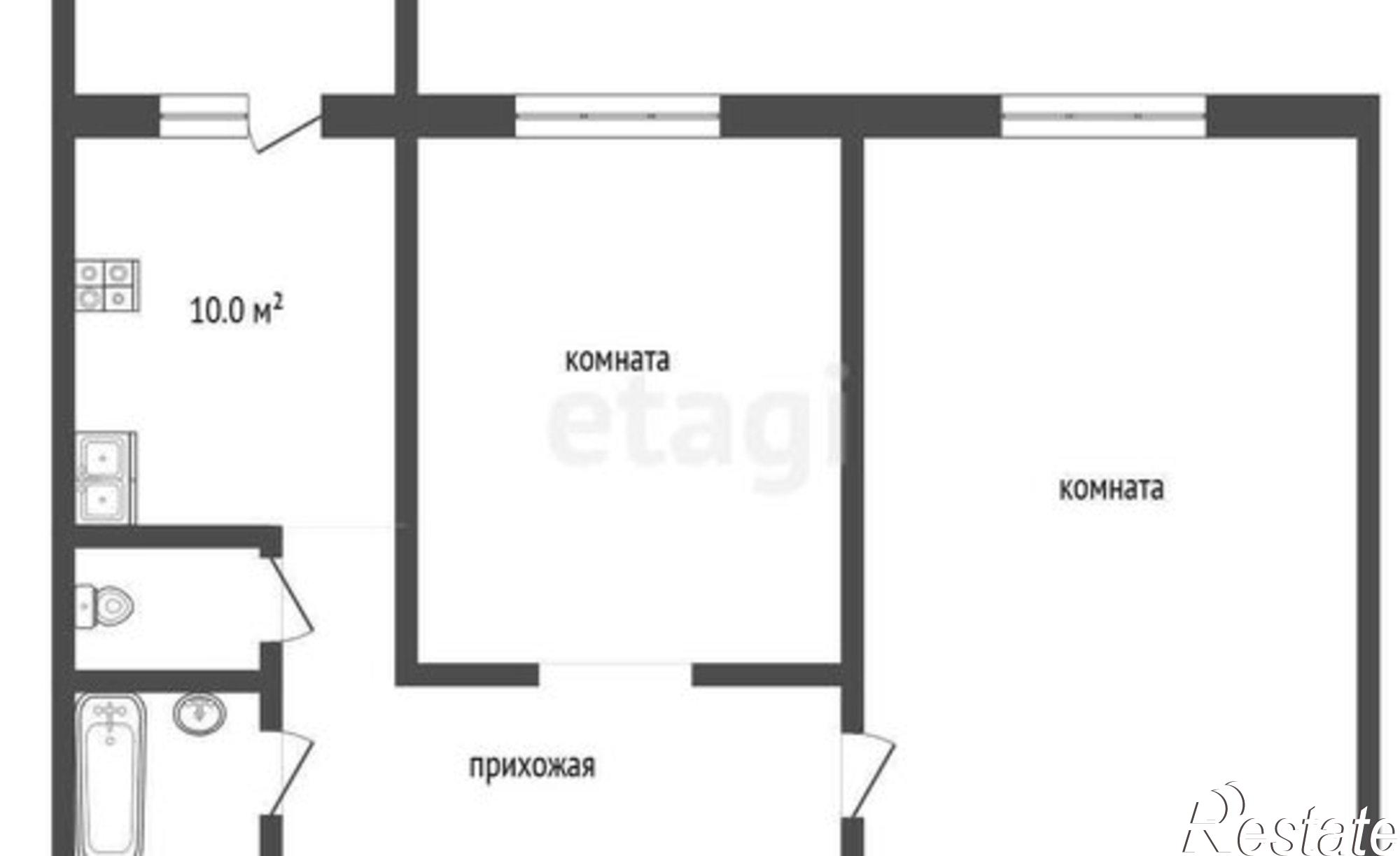 Купить квартиру за 5 200 000 рублей на проспект Строителей, 39