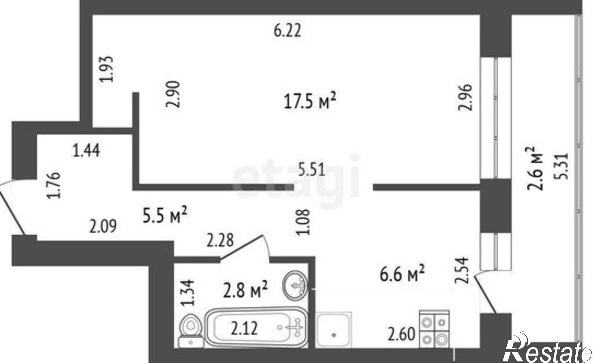Купить квартиру за 4 050 000 рублей на проспект Строителей, 11А