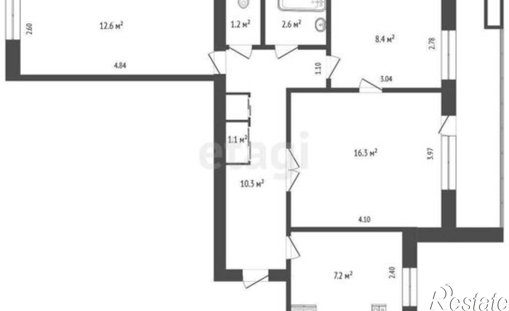 Купить квартиру за 6 000 000 рублей на ул Гафиатуллина, 2