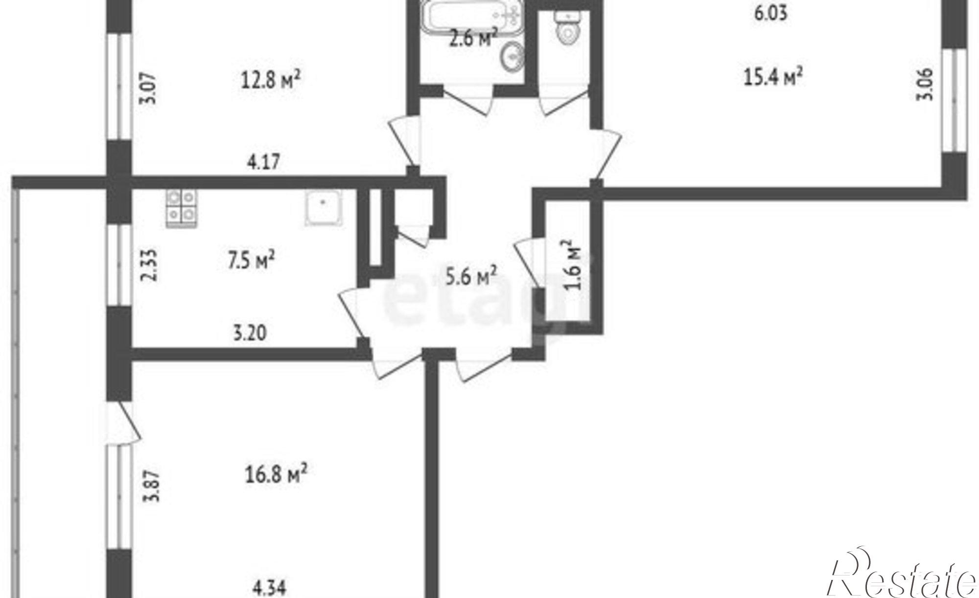 Купить квартиру за 7 850 000 рублей на улица Сулеймановой, 5