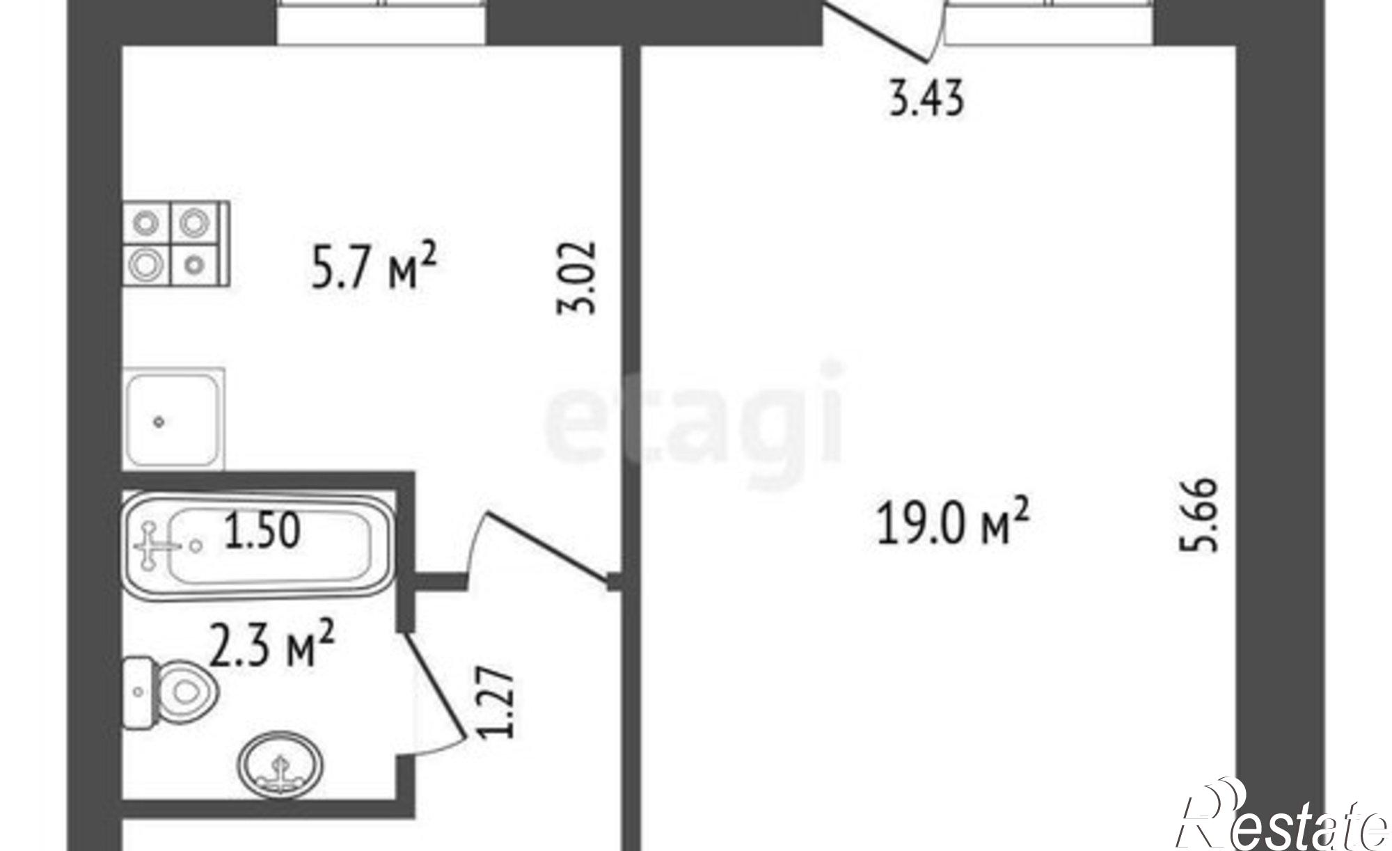 Купить квартиру за 3 150 000 рублей на ул Тельмана, 28А