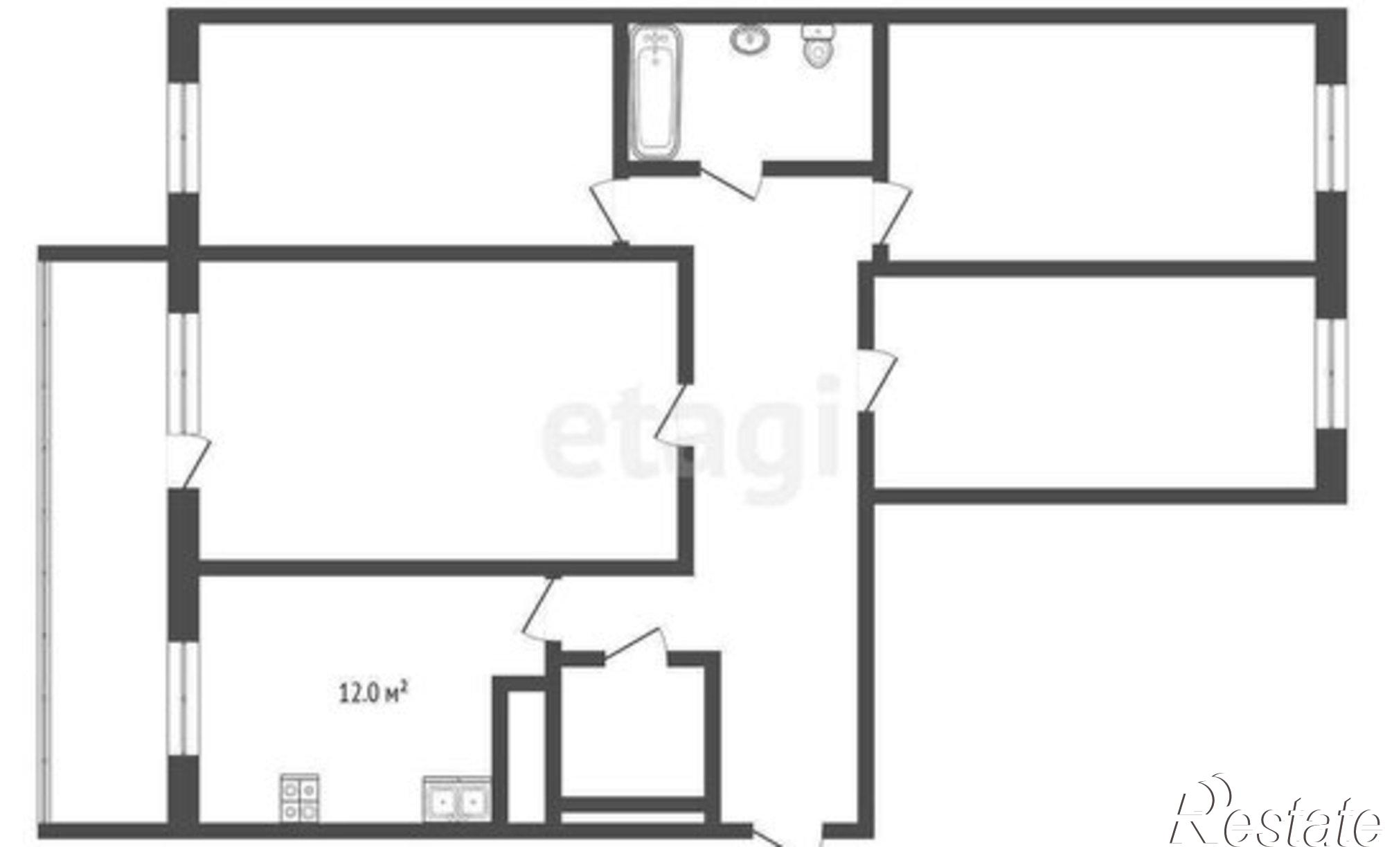 Купить квартиру за 9 950 000 рублей на улица Ленина, 201
