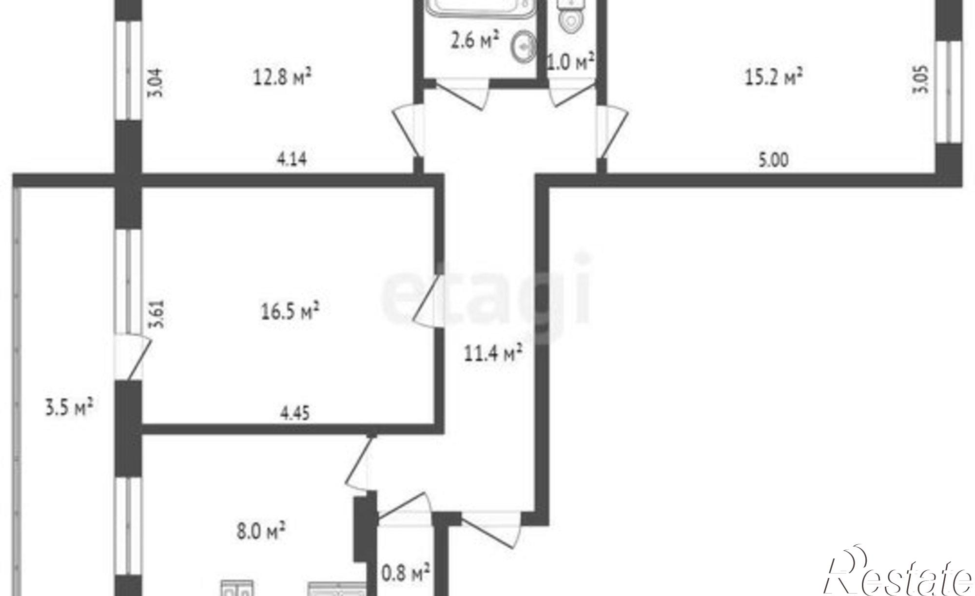 Купить квартиру за 7 250 000 рублей на улица Тельмана, 68