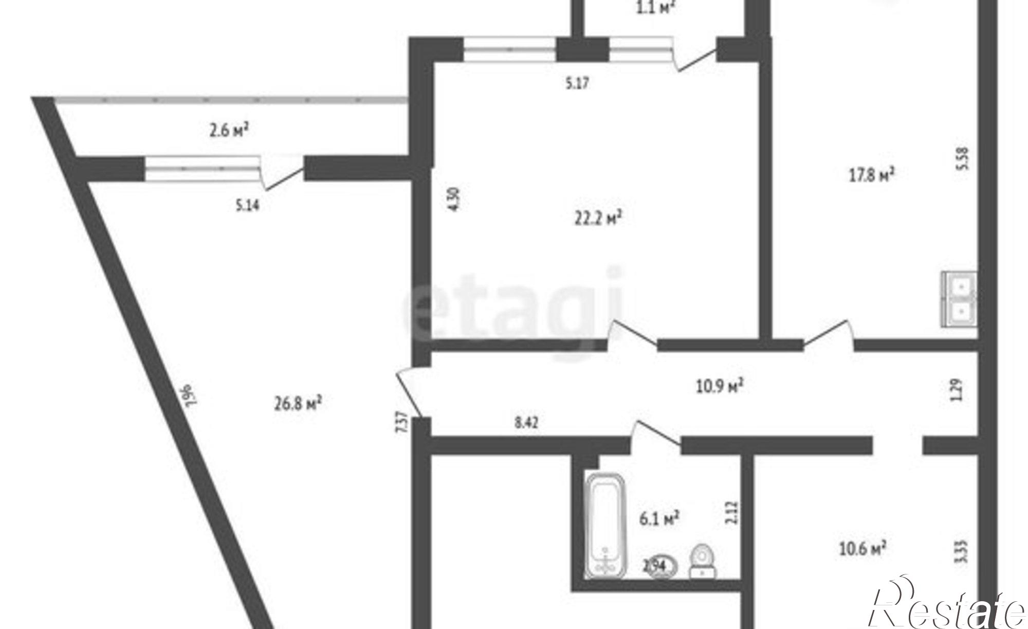 Купить квартиру за 11 900 000 рублей на ул Ленина, 153