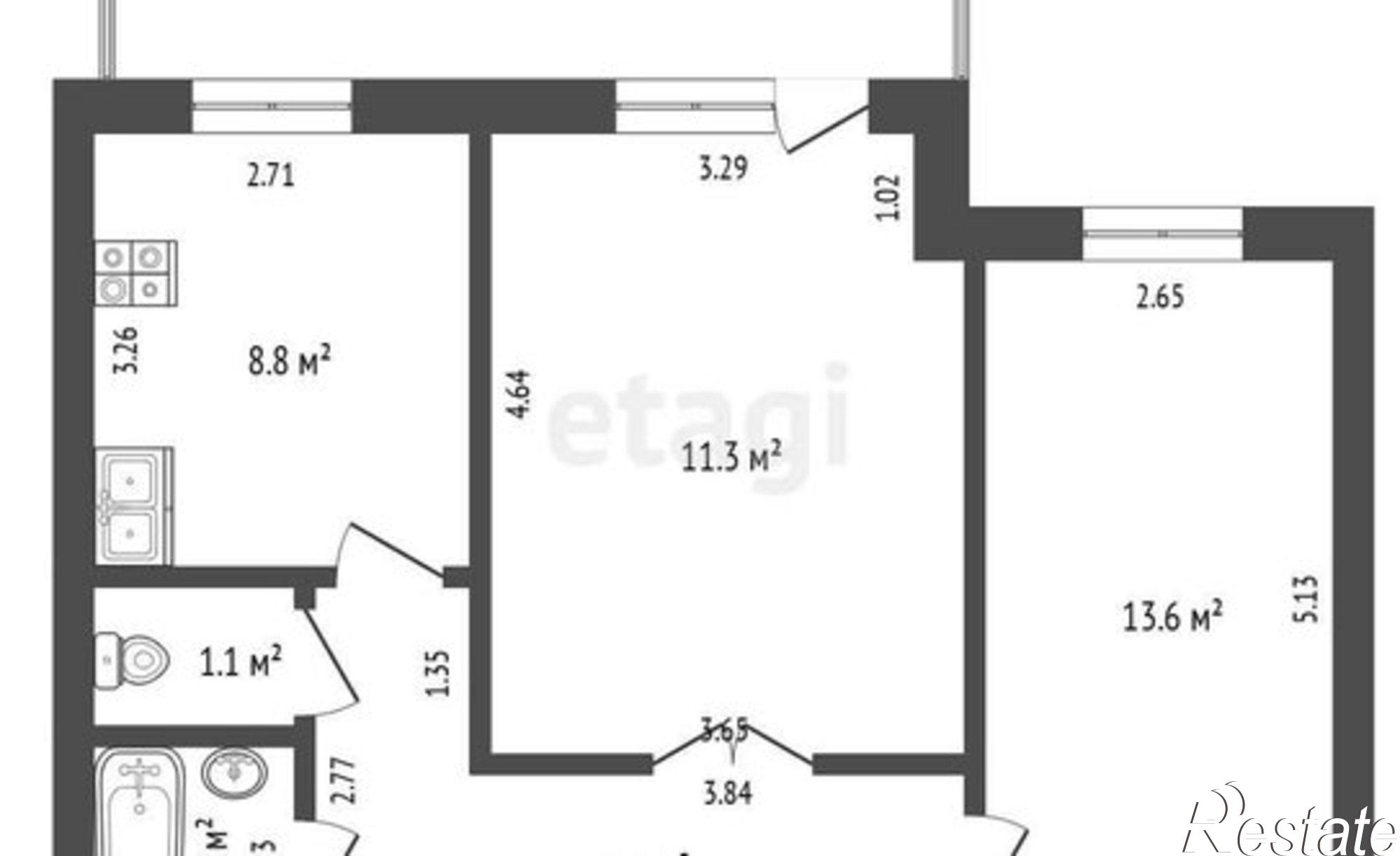 Купить квартиру за 6 700 000 рублей на проспект Изаила Зарипова, 21