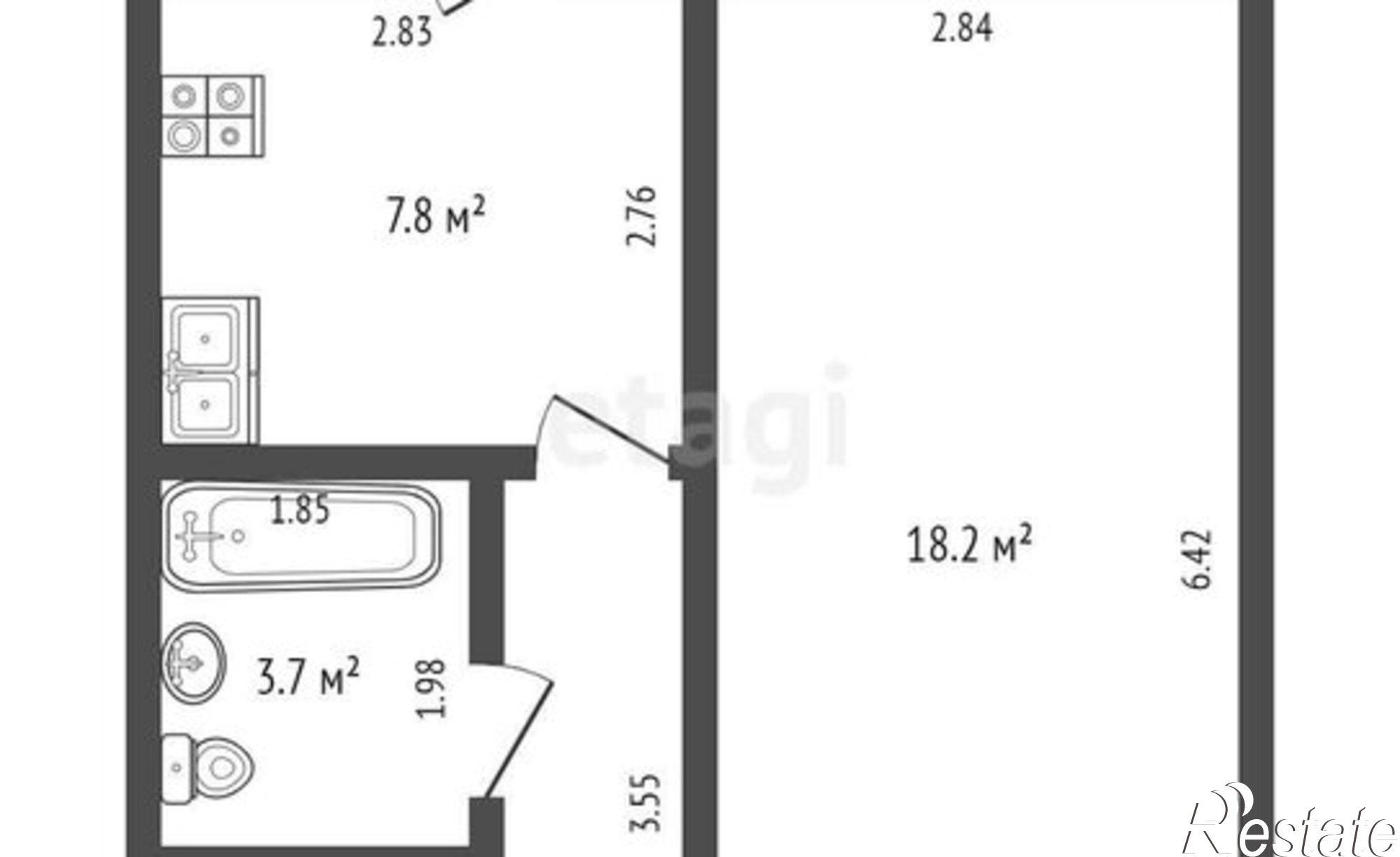 Купить квартиру за 3 450 000 рублей на ул Сулеймановой, 20