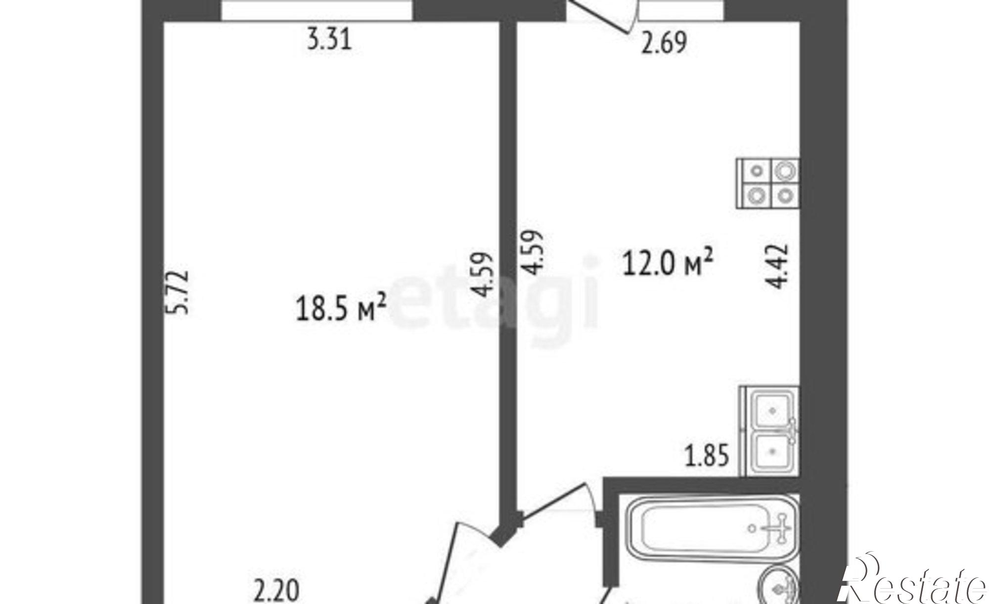 Купить квартиру за 5 100 000 рублей на пр-кт Строителей, 74