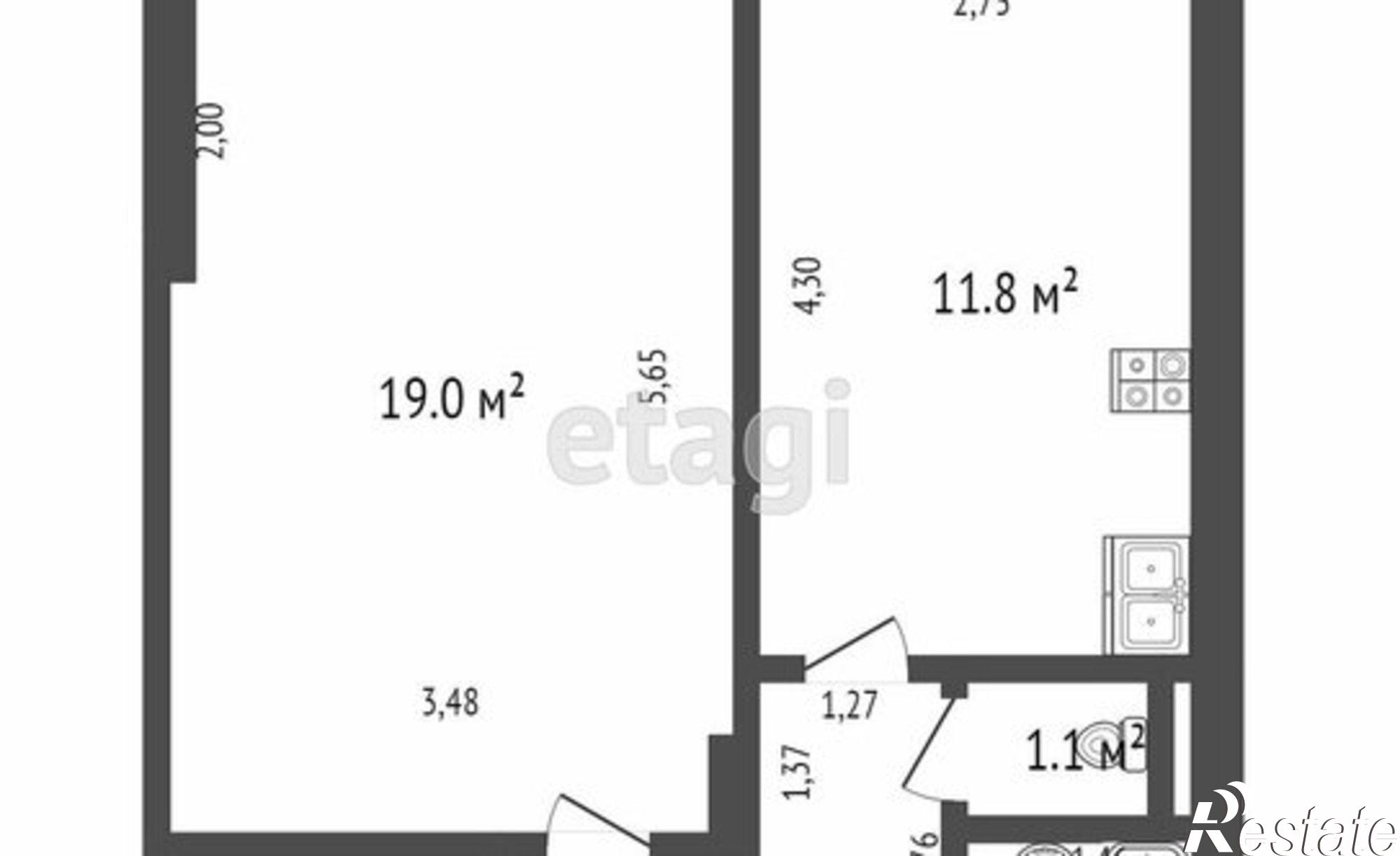Купить квартиру за 4 600 000 рублей на пр-кт Строителей, 43