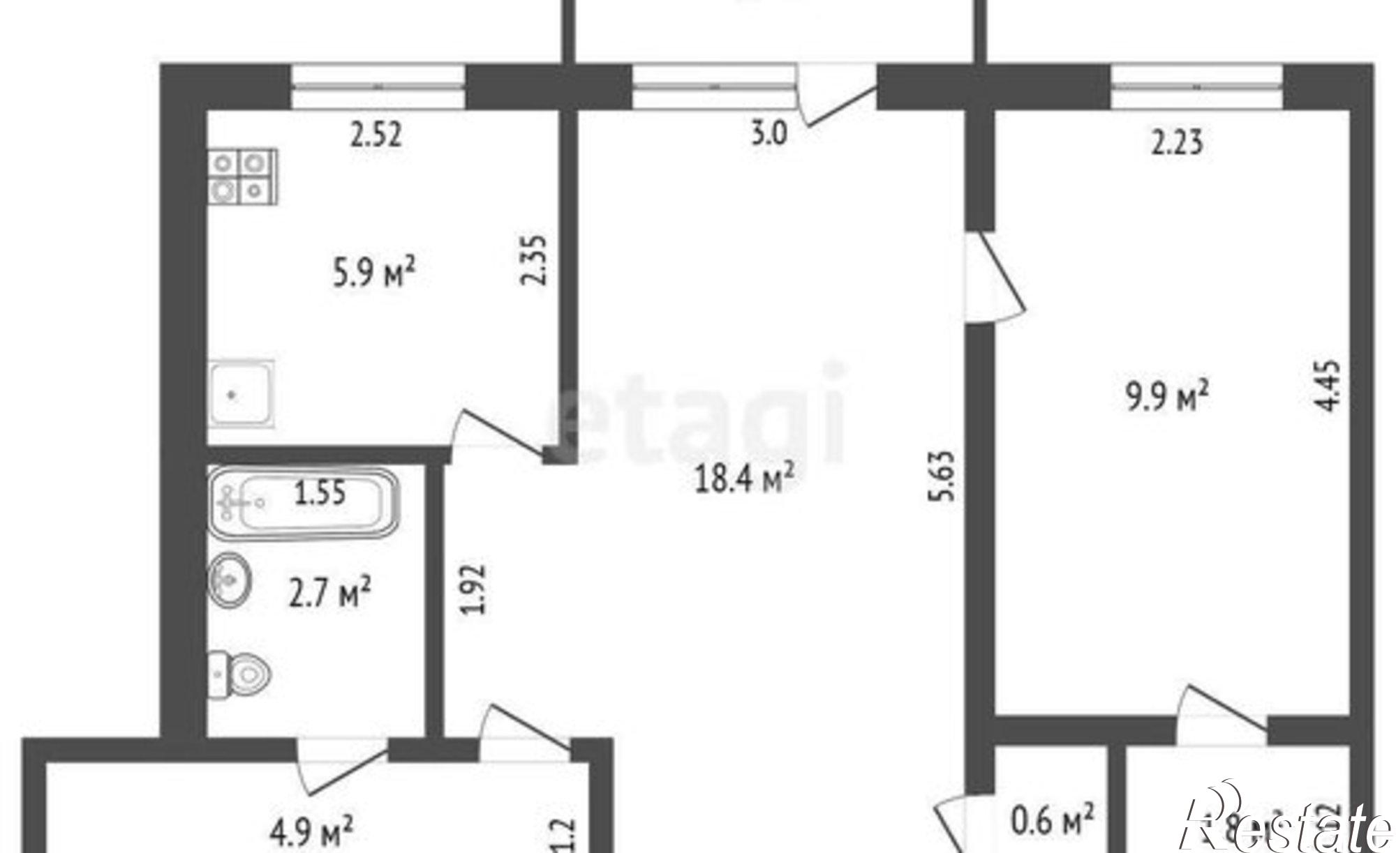 Купить квартиру за 4 440 000 рублей на ул Геофизическая, 7