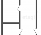 2-комн, 42кв м, этаж 1/4 пр-кт Ленина, 27