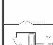 1-комн, 31кв м, этаж 2/5 Луговая улица, 9