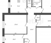 4-комн, 80кв м, этаж 9/9 улица 8 Марта, 15