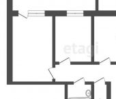 2-комн, 59кв м, этаж 4/18 пр-кт Строителей, 70А