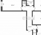 3-комн, 69кв м, этаж 8/9 ул Бигаш, 121