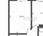 1-комн, 36кв м, этаж 8/11 ул Рината Галеева, 27