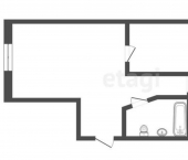 2-комн, 50кв м, этаж 1/5 ул Чернышевского, 40