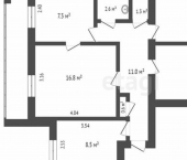 4-комн, 85кв м, этаж 9/9 ул Бигаш, 123