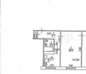 2-комн, 48кв м, этаж 2/5 проспект Ибрагимова, 24/40