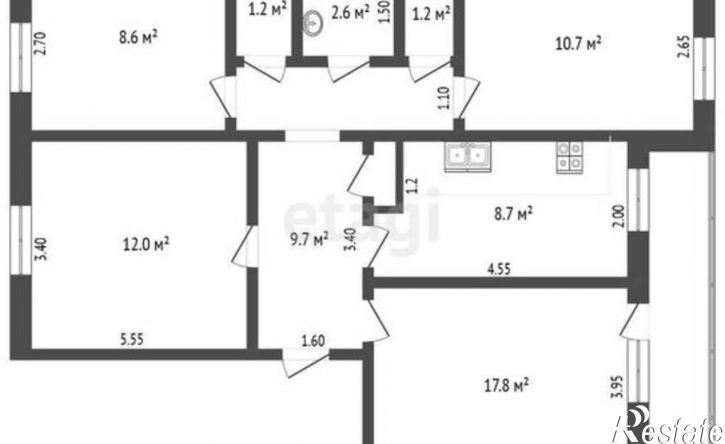 4-комн квартира улица Нахимова, 2,  д. 2
