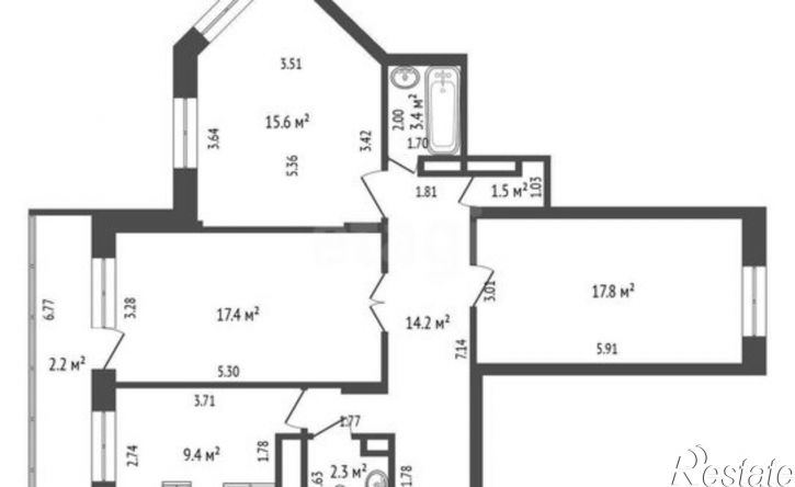 3-комн квартира ул Ленина, 195,  д. 195