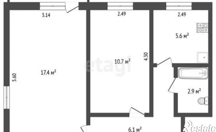 2-комн квартира ул Шихабетдина Марджани, 165,  д. 165