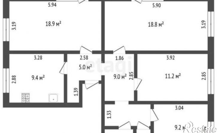 4-комн квартира ул Юнуса Аминова, 2А,  д. 2А