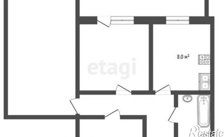 2-комн квартира улица Шевченко, 166,  д. 166