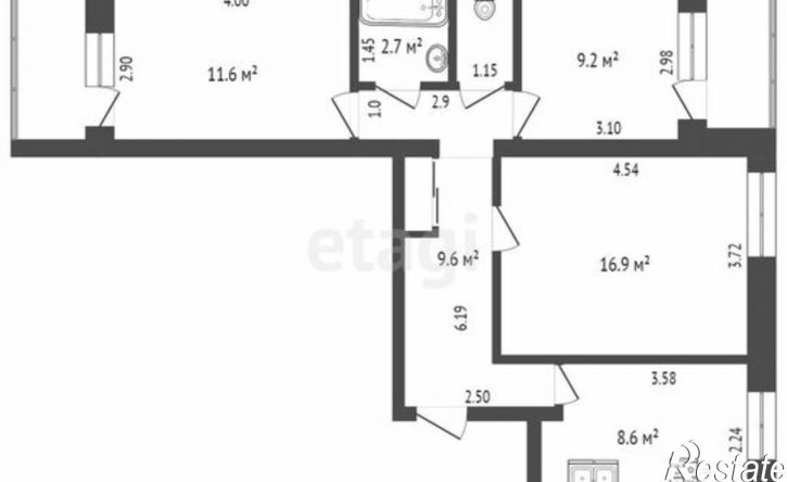 3-комн квартира ул Герцена, 88,  д. 88