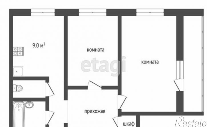 2-комн квартира улица Шевченко, 120,  д. 120