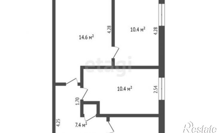 3-комн квартира ул Чапаева, 4,  д. 4